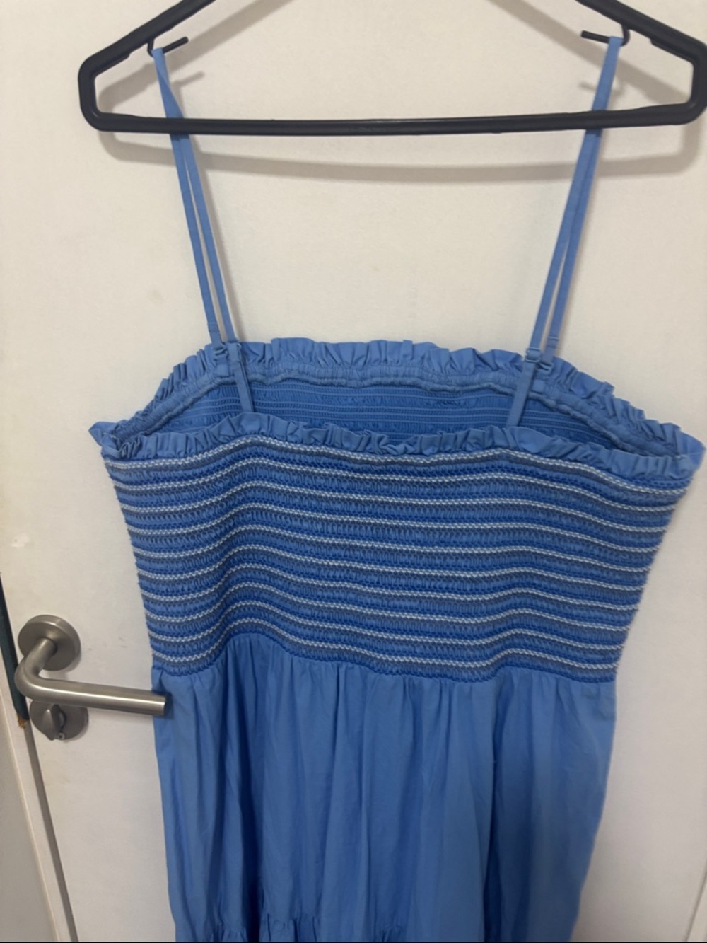 NWOT-American Eagle blue cotton dress, XL - Picture 4 of 6